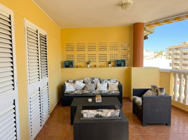 Rincón de estar en la terraza